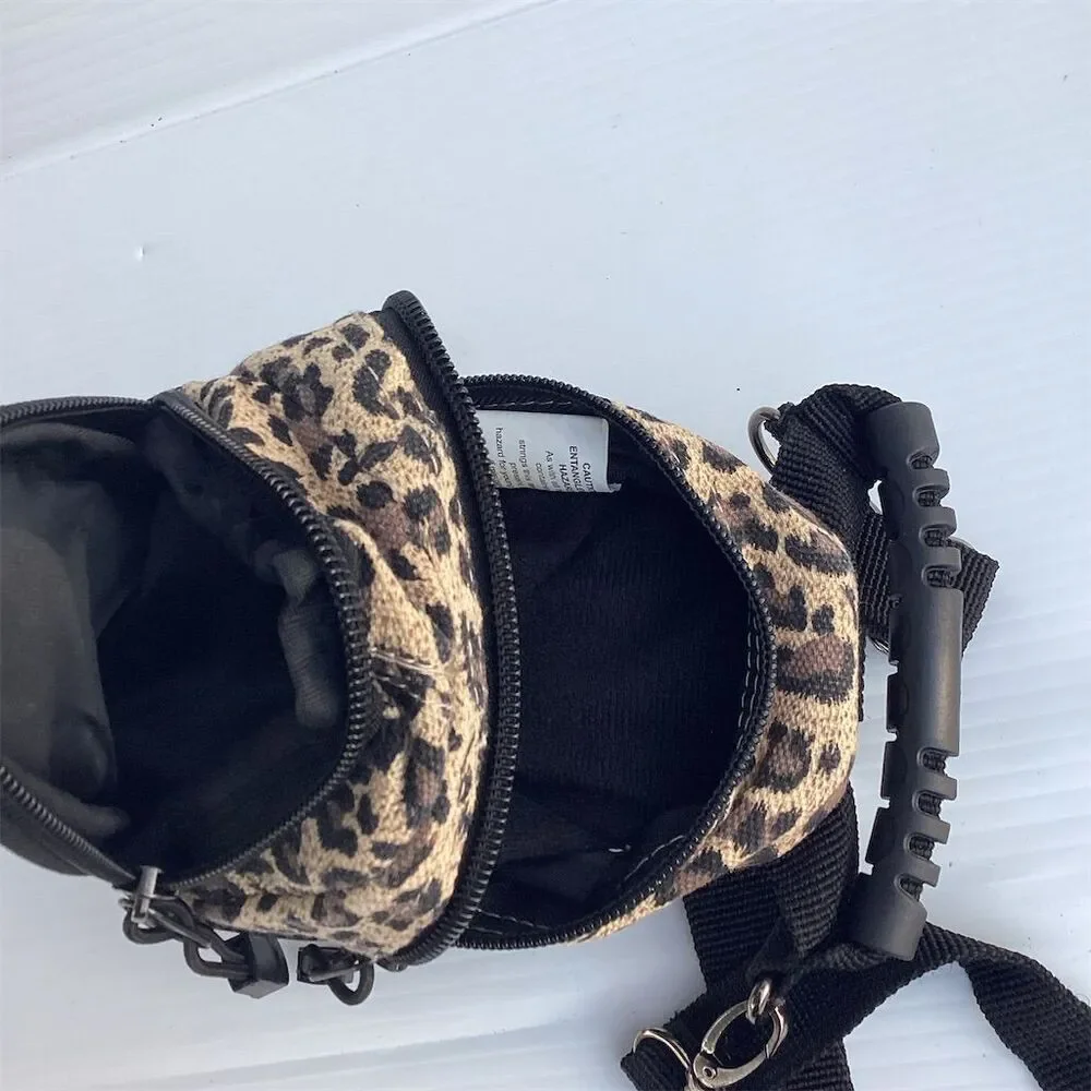 Leopard Print Mini Daypack Backpack Unisex Casual Adjustable Straps - Picture 9 of 10